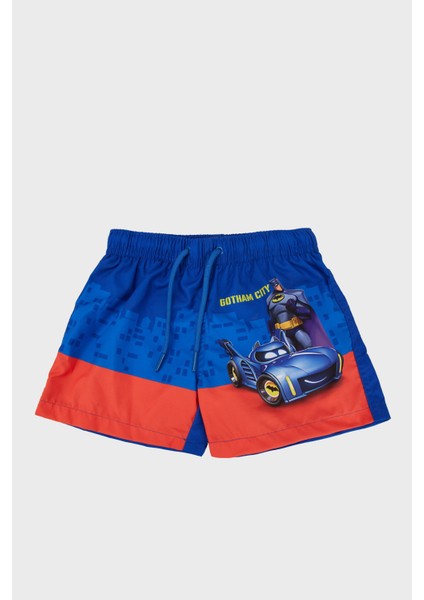 Night Wheels Renk Bloklu Baskı Detaylı Normal Bel Short Erkek Çocuk Short SO2532010005