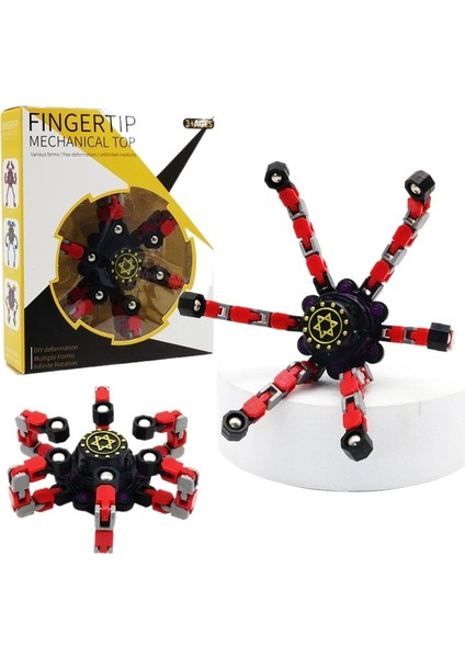 Fingertip Serin Tasarım Fingertip Oyuncaklar Yaratıcı Deforme Edilebilir Fingertip Mekanik Zincir Rulmanları (Yurt Dışından)
