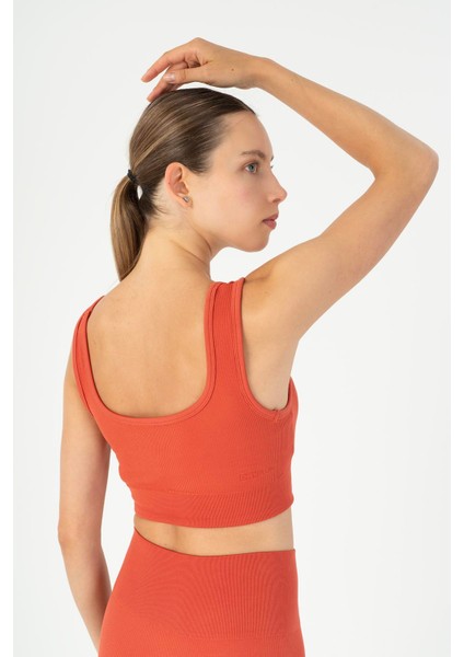 SlimFit Kadın Düz Yaka Kiremit Bra fiyatları