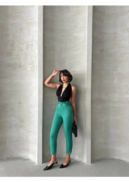 Kemerli Havuç Pantolon modelleri