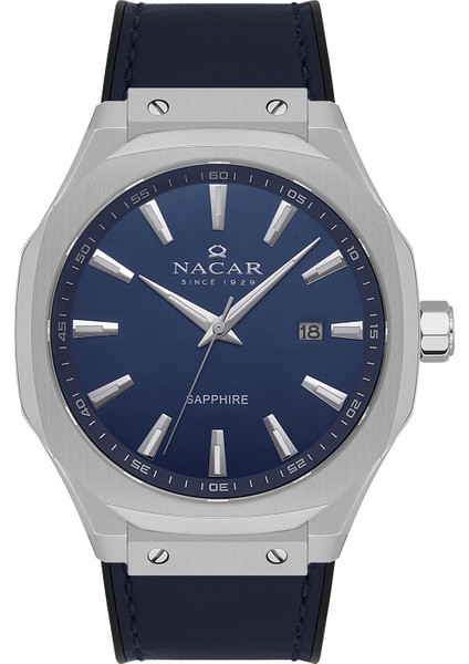 Safir Cam Mavi Erkek Kol Saati NC34-29B684-ALL3