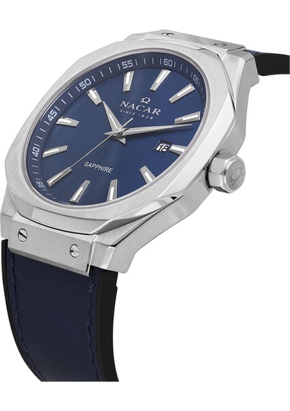 Safir Cam Mavi Erkek Kol Saati NC34-29B684-ALL3 fiyatları