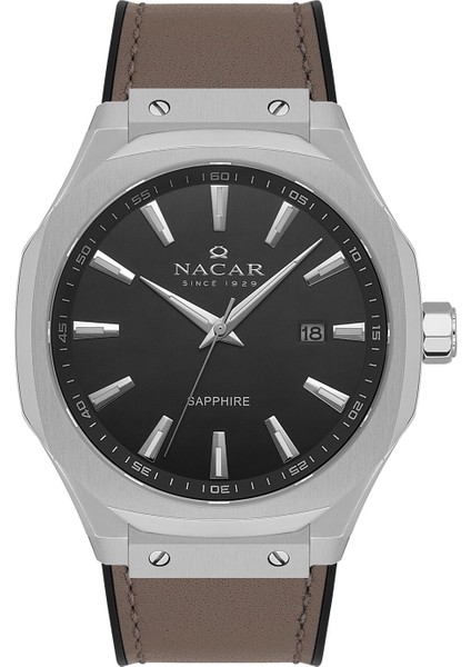 Safir Cam Gri Erkek Kol Saati NC34-29B684-ABL7