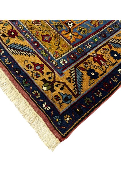 El Dokuma Sıfır Yahyalı Halısı 123 x 210 Kök Boya Yün Halı fiyatları