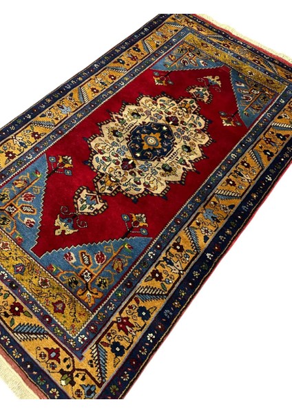 El Dokuma Sıfır Yahyalı Halısı 123 x 210 Kök Boya Yün Halı modelleri