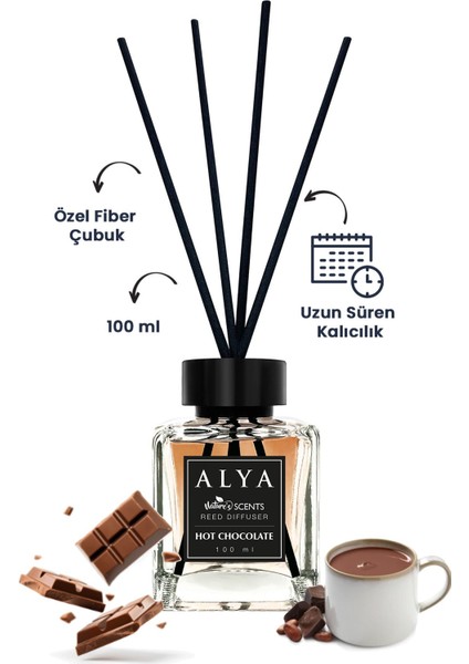 Nature's Scents Hot Chocolate Bambu Çubuklu Oda Kokusu- Sıcak Çikolata Kokusu