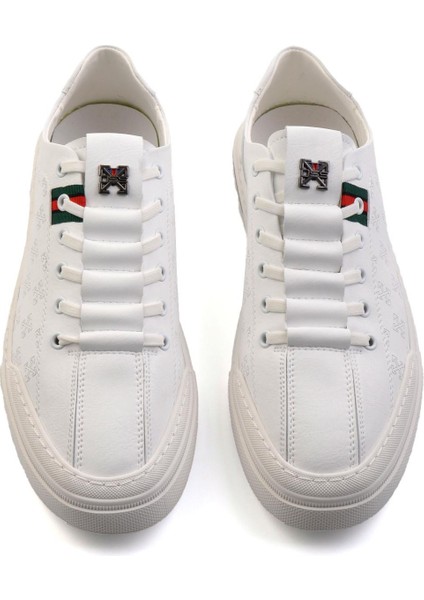 Beyaz Leather Erkek Sneaker E01185510303