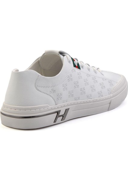 Beyaz Leather Erkek Sneaker E01185510303