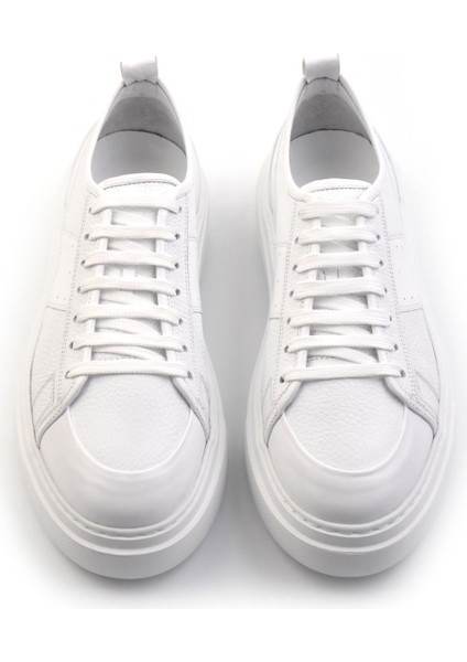 Beyaz Leather Erkek Sneaker E01083018003 fiyatları