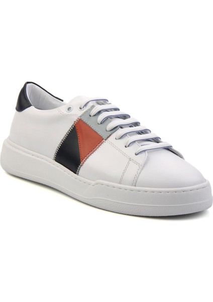 Beyaz Leather Erkek Sneaker E01083016643 modelleri