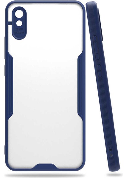 Xiaomi Redmi 9A Kılıf Iksp Parfe Kapak-Lacivert