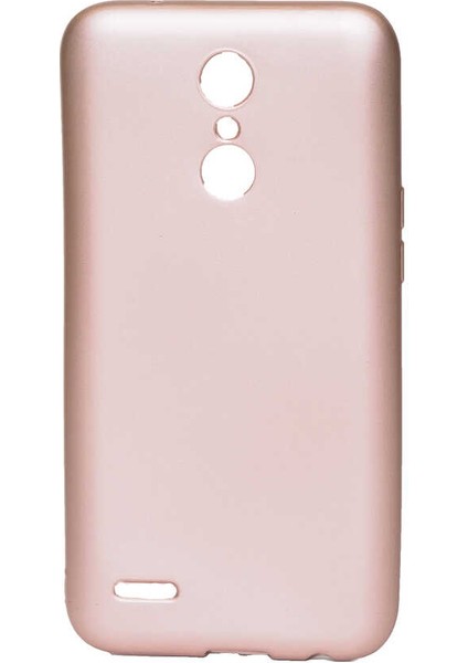 Lg K8 2017 Kılıf Iksp Premier Silikon Kapak-Rose Gold