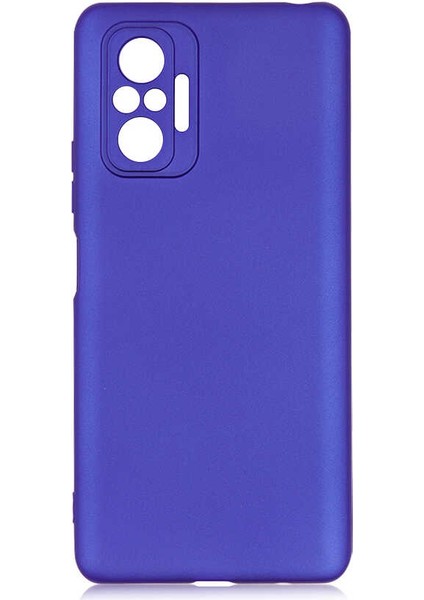 Xiaomi Redmi Note 10 Pro Kılıf Iksp Premier Silikon Kapak-Saks Mavi