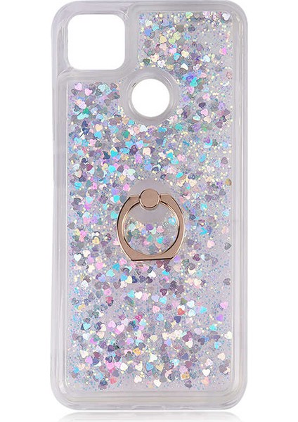 Xiaomi Redmi 9c Kılıf Iksp Milce Kapak-Gümüş