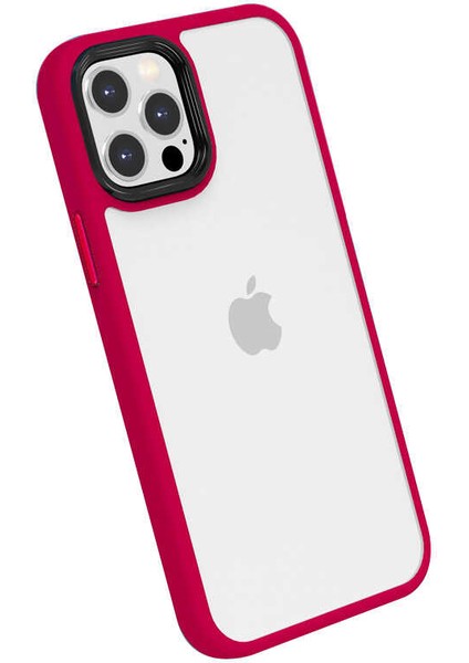 iPhone 13 Pro Max Kılıf ​​iksp Cann Kapak-Kırmızı