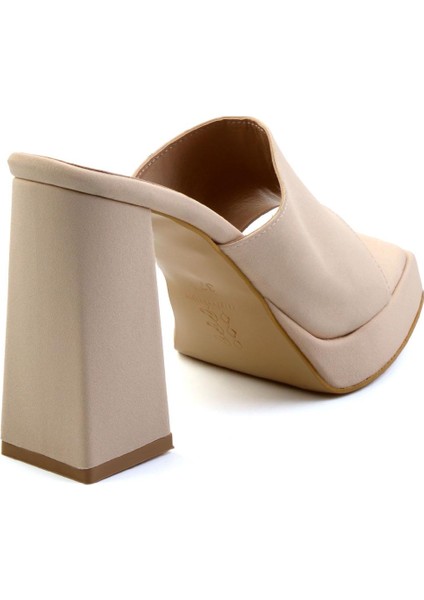 Mat Bej Kadın Terlik K04527030238 modelleri