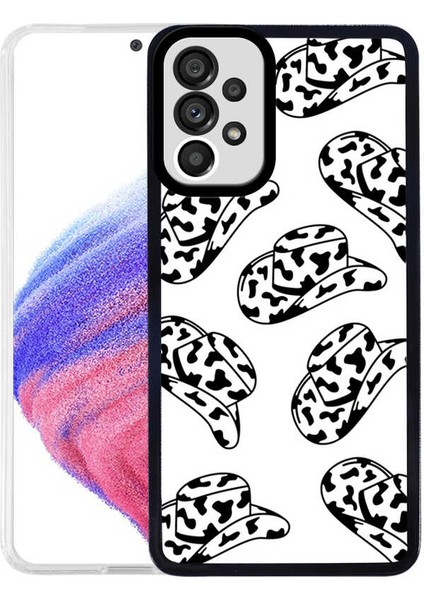 Galaxy A73 Kılıf Iksp M-Fit Desenli Kapak-Hat No5