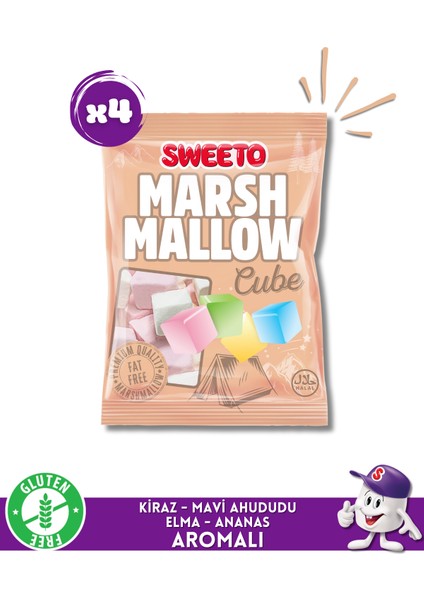 Marshmallow Cube 140grX4