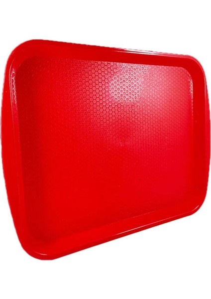 5 Adet Servis Tepsisi Kırmızı Renk 27*35 cm Orta Boy ( 5 Adet ). fırsatları