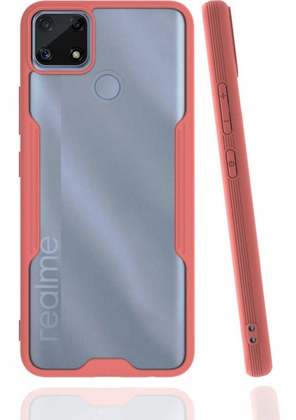 Realme C25 Kılıf Iksp Parfe Kapak-Pembe