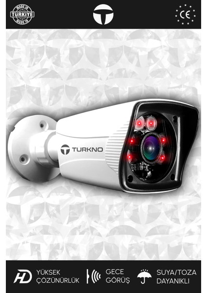 1 Karia Kamera Bullet Dış Mekan Full Hd Gece Görüşlü Irled Kameralı Ahd Güvenlik Kamerası