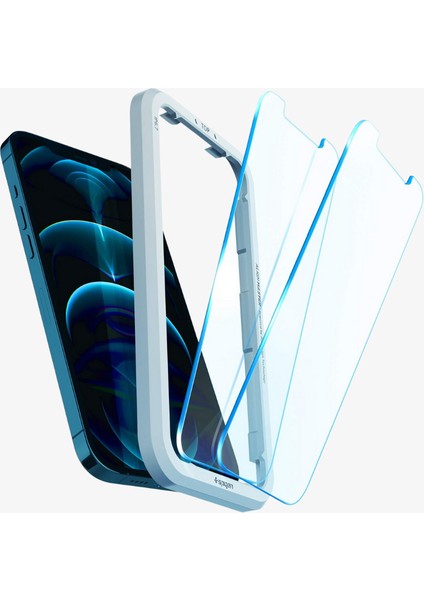 Apple iPhone 12 Pro Max Cam Ekran Koruyucu Kolay Kurulum Glas.tr Alignmaster (2 Adet) - AGL01790