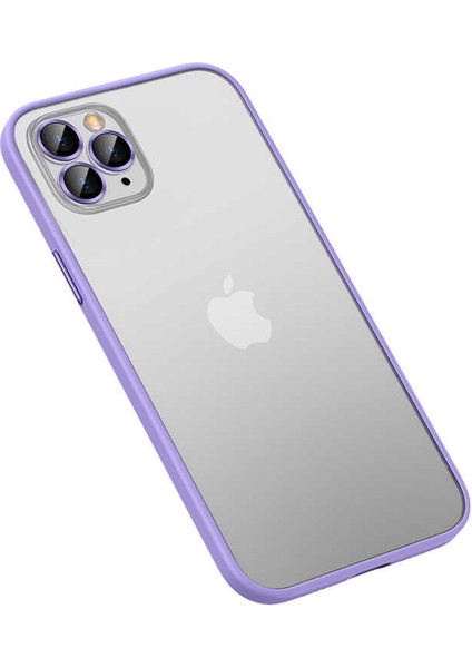 Apple iPhone 13 Pro Max Kılıf Retro Kapak-Lila