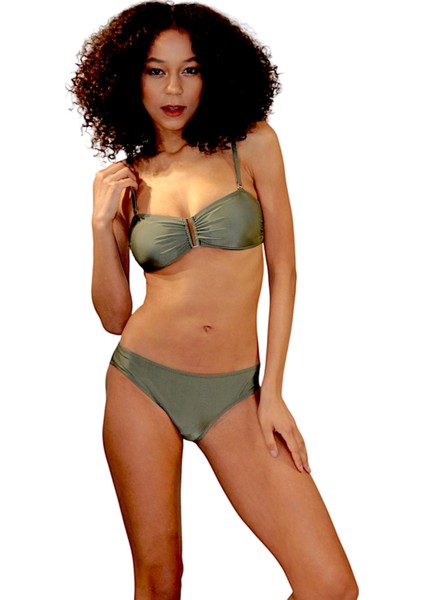Straplez Bikini Takımı