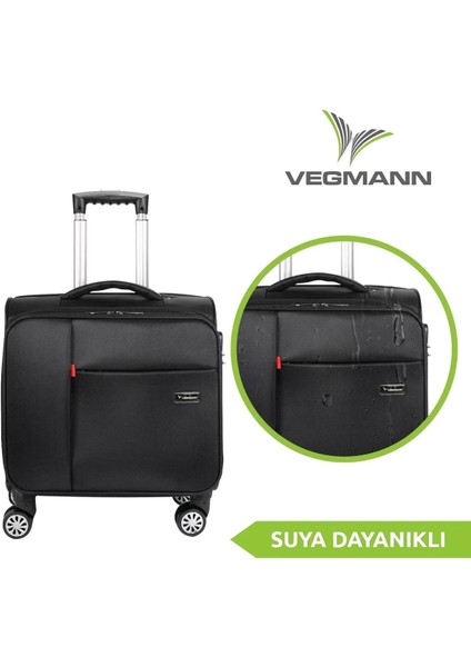 Carry-On Hostes Pilot Kabin Boy 15-17 Inc Uyumlu Laptop Bölmeli Kumaş Valiz fiyatları