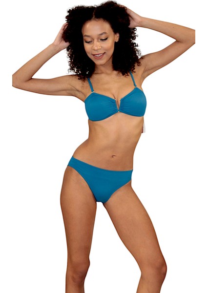 Straplez Bikini Takımı