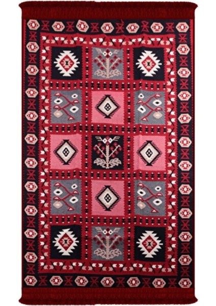 Home Çift Taraflı Kilim Makinede Yıkanabilir Modern Desenli 120X180CM