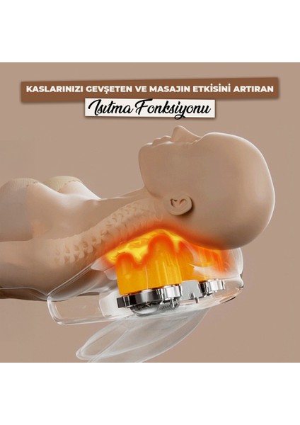 Rlx50 3d Shiatsu Masaj Koltuğu Minderi Isıtmalı, Titreşimli, Sırt, Bel Ve Omuz Ofis Masaj Cihazı fiyatları