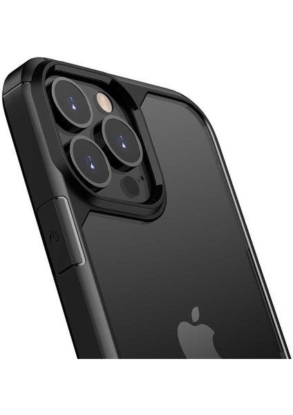 iPhone 13 Pro Max Kılıf Iksp Roll Kapak-Siyah