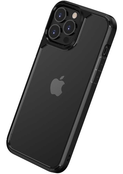 iPhone 13 Pro Max Kılıf Iksp Roll Kapak-Siyah