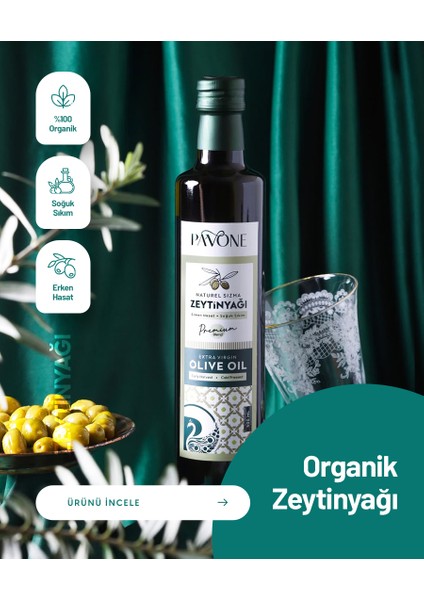 Erken Hasat Soğuk Sıkım Naturel Zeytinyağı 500ML.