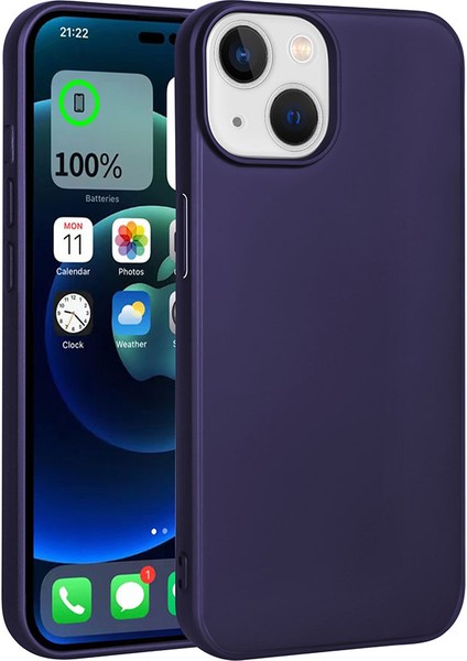 iPhone 15 Plus Uyumlu Iksp Premier Silikon Kapak-Lacivert