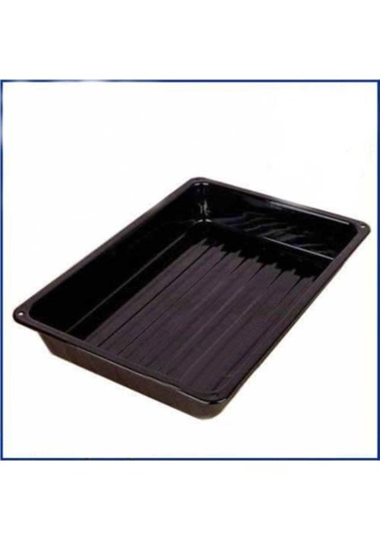 Siyah Emaye Fırın Tepsisi 38X26CM Dikdörtgen Iç Dış Yüzeyi Sağlıklı Emaye Kaliteli Fırın Tepsisi