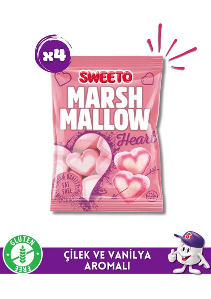 Marshmallow Heart 140grX4