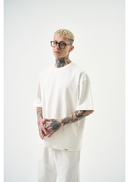 Erkek Basic T-Shirt Beyaz fiyatları