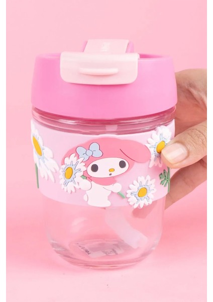 Sanrio Lisanslı Pipetli Mini Cam Şişe (350ML) - My Melody fiyatları