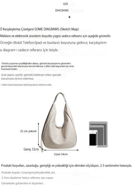 Tek Omuz Çantası Retro Moda Kadın Çantası Koltuk Altı Çantası Büyük Kapasiteli Işe Gidip Gelme (Yurt Dışından)