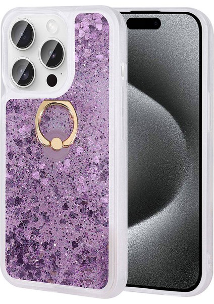 iPhone 15 Pro Uyumlu Iksp Milce Kapak-Mor
