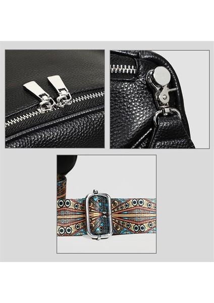Hakiki Deri Moda Niş Omuz Haberci Çantası Ilk Katman Dana Derisi (Yurt Dışından)