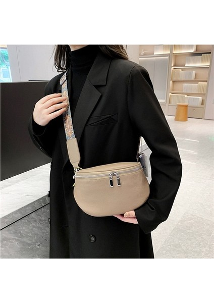 Hakiki Deri Moda Niş Omuz Haberci Çantası Ilk Katman Dana Derisi (Yurt Dışından)