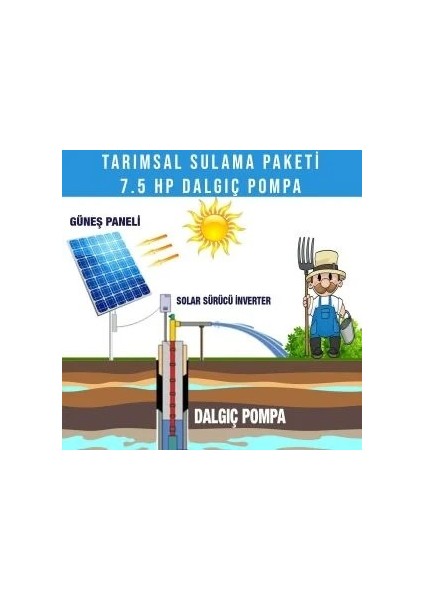 7.5hp Tarımsal Sulama Sistemi modelleri