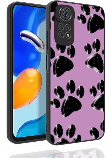 Xiaomi Redmi Note 11S Global Kılıf Desenli Kamera Korumalı Parlak Iksp Nora Kapak-No3