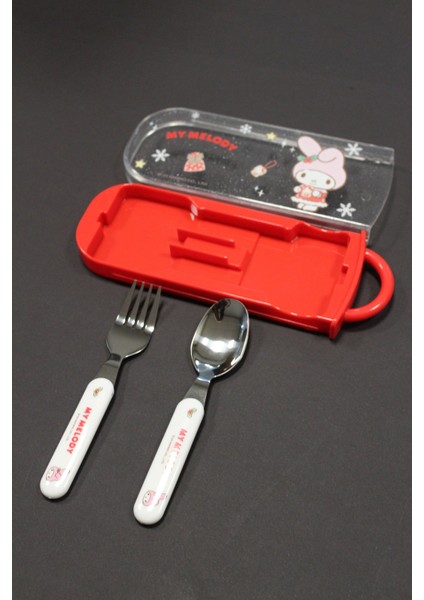 Sanrio Lisanslı Yılbaşı Koleksiyonu Çatal Kaşık Set - My Melody