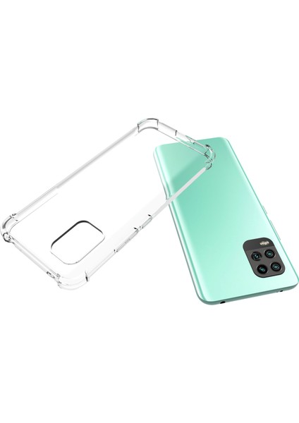Xiaomi Mi 10 Lite Kılıf Iksp Nitro Anti Shock Silikon-Renksiz