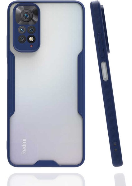 Xiaomi Redmi Note 11 Global Kılıf Iksp Parfe Kapak-Lacivert