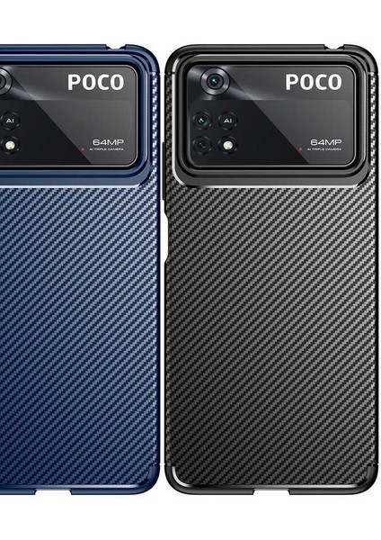 Xiaomi Poco X4 Pro 5g Kılıf Iksp Negro Silikon Kapak-Lacivert modelleri